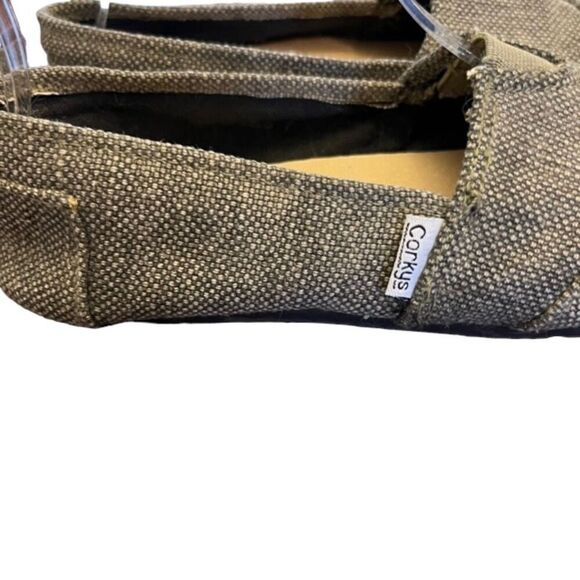 Corkys SUES Women's Casual Canvas Flats Shoes Slip On Fat Beach Size 7 - Picture 3 of 9